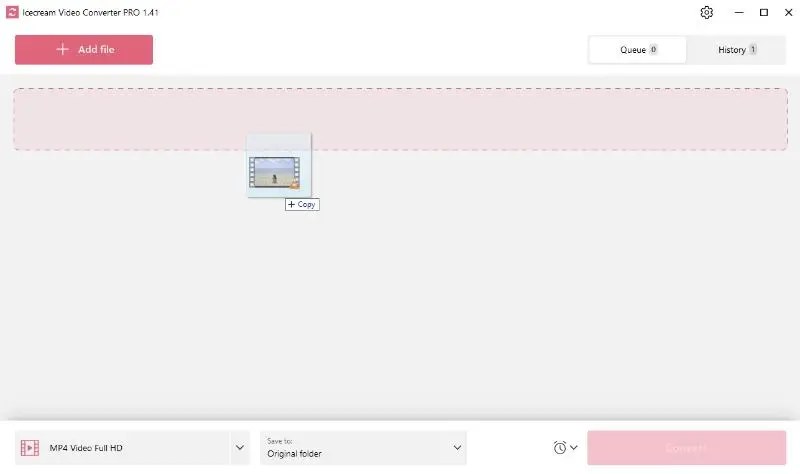 Drag and drop VOB files Drag and drop VOB files